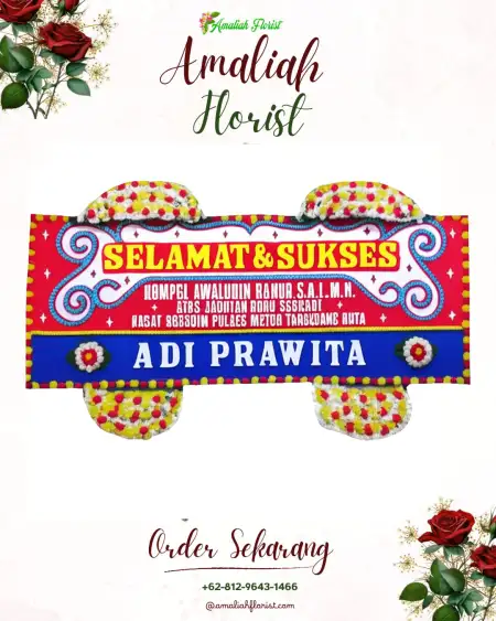 Papan Bunga Ucapan Selamat Sirnasari